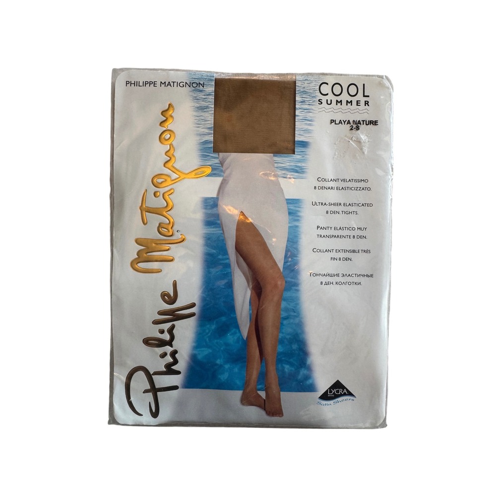 Philippe Matignon Cool Summer 8 Denier Ultra Sheer Tights Playa Nature Hosiery